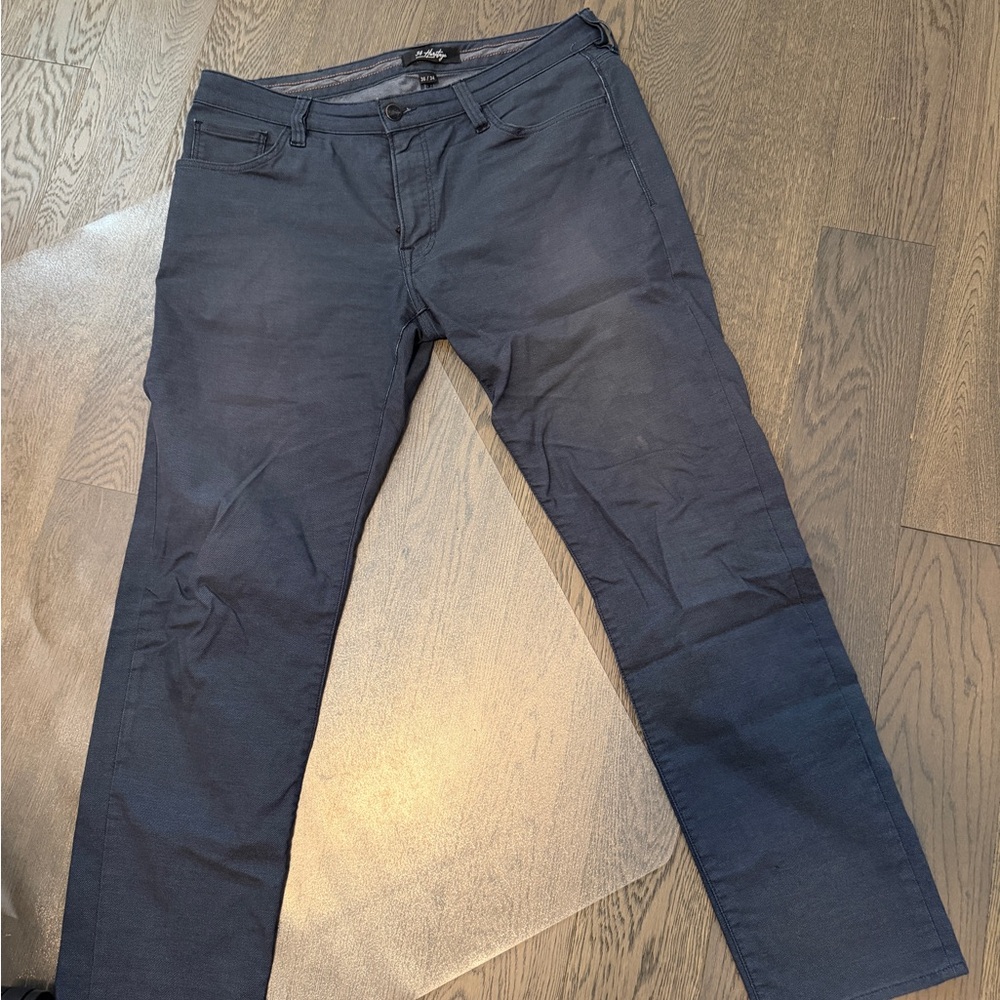 34 Heritage Blue Striped Pants